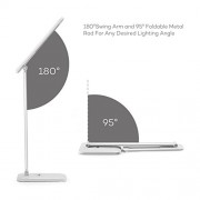 TaoTronics® LED Desk Lamp Touch Control 3-Level Dimmable (6W, Adjustable Arm) - TT-DL08 White