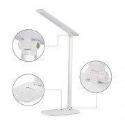 TaoTronics® LED Desk Lamp Touch Control 3-Level Dimmable (6W, Adjustable Arm) - TT-DL08 White