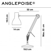 Anglepoise Type 75 Desk Lamp, Silver